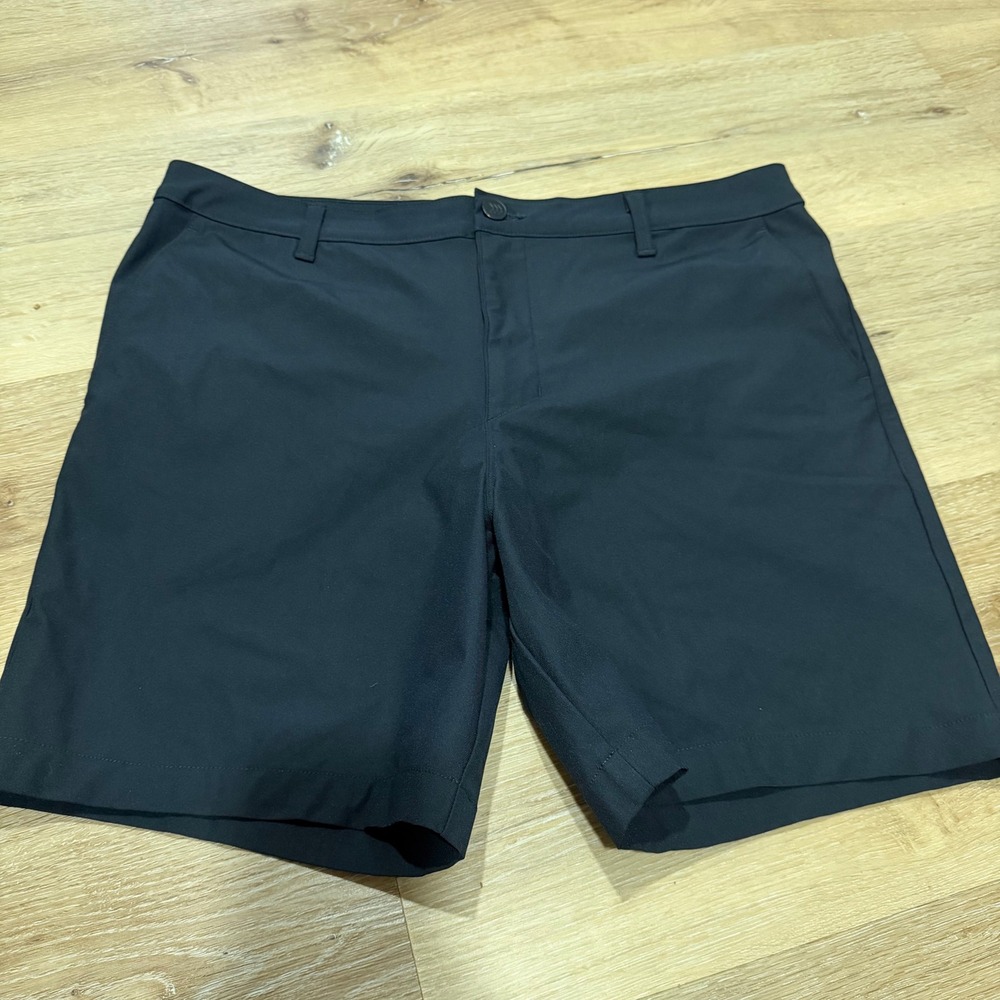 All in Motion Mens Golf Shorts Black Size 38 Performance Athletic Activewear